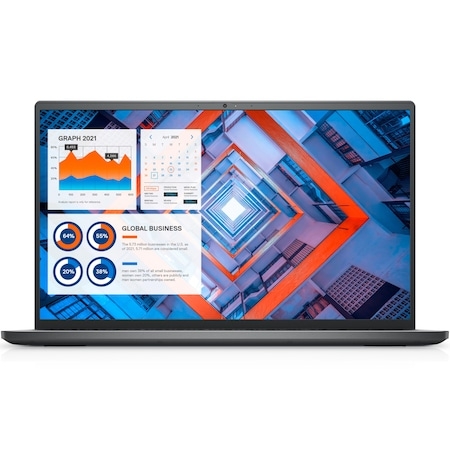 Laptop DELL, VOSTRO 15 7510, Intel Core i7-11390H, 3.40 GHz, HDD: 512 GB, RAM: 16 GB, NVIDIA GeForce RTX 3050 4GB, webcam