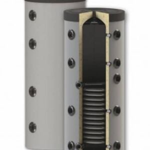 Rezervor de acumulare puffer pentru agent termic cu o serpentina PS1 200L