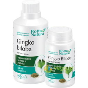 Pachet Ginkgo Biloba Extract 60mg 90cps+30cps