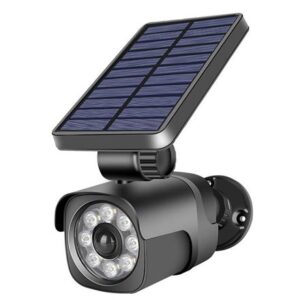 Camera falsa cu senzor de miscare LED 4W incarcare solara Forever Light RTV100335