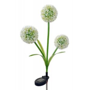 Lampa LED incarcare solara 3000K model floare de usturoi Forever Light RTV100519