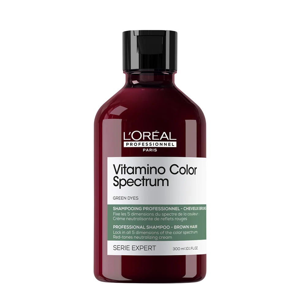 Sampon neutralizator pentru tonuri rosii, L'Oréal Professionnel Serie Expert Vitamino Color Spectrum Green (Gramaj: 300 ml)