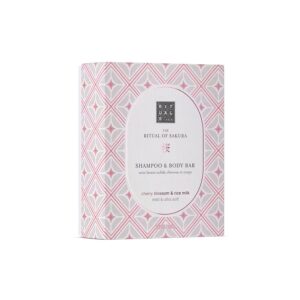 Sampon Solid & Sapun Corp 2 in 1 cu Floare de Cires si Lapte de Orez – Rituals The Ritual of Sakura, 100 g