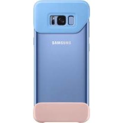 Husa 2 piese pentru Samsung Galaxy S8 Plus, EF-MG955CLEGWW, Albastru/Roz