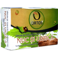 Sapun de toaleta cu extract de nuc si urzica 100gr ORTOS