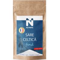Sare celtica fina, extrasa manual 500gr NUTRIFIC