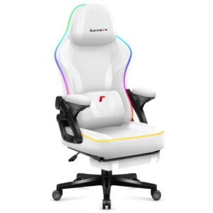 Scaun Gaming Fotel gamingowy Force 4.6 RGB White Mesh