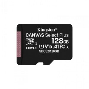 Card de memorie 128GB microSD Kingston SDCS2/128GB Canvas Select 80R, clasa 10 UHS-I