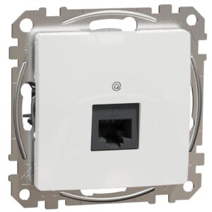Priza RJ45 Cat6A UTP Schneider Sedna Design SDD111466, alb