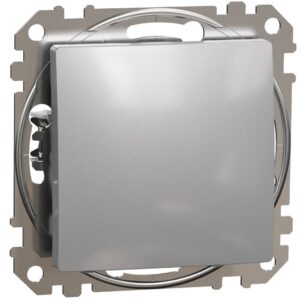 Intrerupator cap scara 10AX Schneider Sedna Design SDD113106, aluminiu