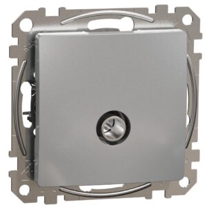 Priza TV finala 4dB, Schneider, SDD113471, Sedna Design, aluminiu