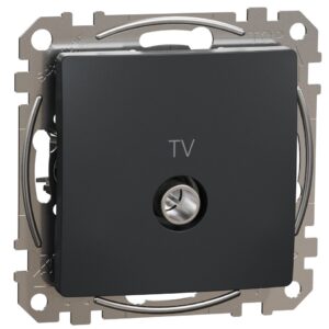 Priza TV finala 4dB, Schneider, SDD114471, Sedna Design, antracit