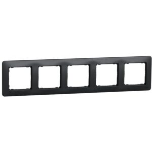 Rama 5 posturi, Schneider, SDD314805, Sedna Design, antracit