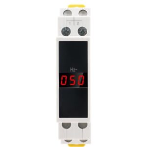 Frecventmetru digital monofazic Sinotimer pentru sina tablou DIN, SDM011HZ