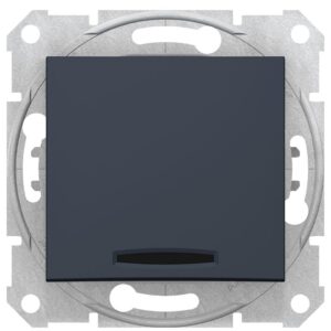 Intrerupator cap scara 10AX cu indicator luminos Schneider Sedna SDN1500170, grafit