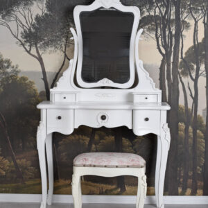 SEA51 - Set Masa Ivory, 87 cm, toaleta cosmetica machiaj oglinda masuta