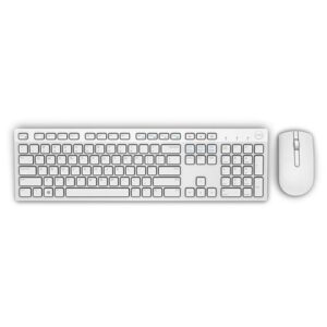Kit Tastatura + Mouse DELL; model: KM636; layout: UK; ALB; USB; WIRELESS; MULTIMEDIA; '9CT30'