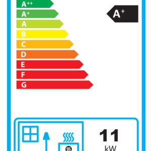 Pachet complet pentru incalzire cu control de la distanta format din Semineu (soba) pe peleti cu tiraj fortat Fornello SOPHIA WI-FI 11 kw termostat Salus IT 500 aspirator kit de evacuare 35 metri telecomanda Wi-fi culoare Ivory