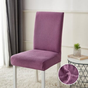 SET 4 HUSE SCAUN - elastice, universale, culoare lila