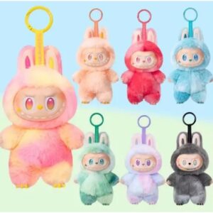 Set 6 Jucarii de Plus Labubu – Seria BigIntoEnergy, Generatia 3, Modele Surpriza, 15 cm