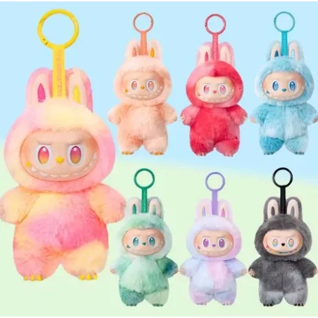 Set 6 Jucarii de Plus Labubu – Seria BigIntoEnergy, Generatia 3, Modele Surpriza, 15 cm