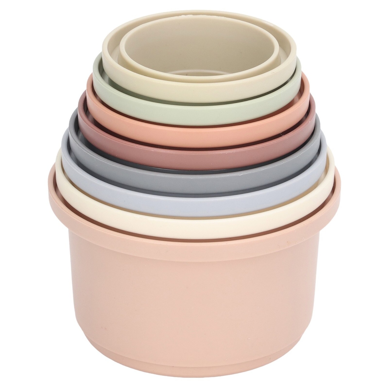 Set 8 Cani Educative Fast Stacking Cups Pentru Bebe