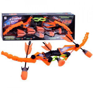 Set Arc Storm Bow de jucarie, cu 3 sageti, portocaliu