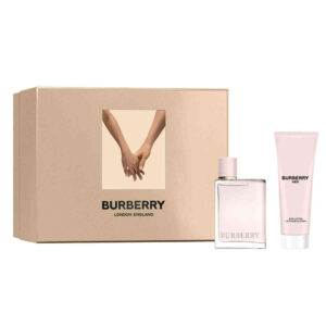Set Burberry Her Apa de Parfum 50 ml + Lotiune de corp, Femei, 75 ml (Continut set: 50 ml Apa de parfum + 75 ml Lotiune de corp)