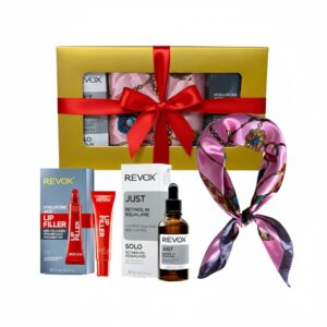 Set Cadou Elysa – Ser Revox Retinol in Squalane 30ml, Lip Filler Revox 12ml, Esarfa