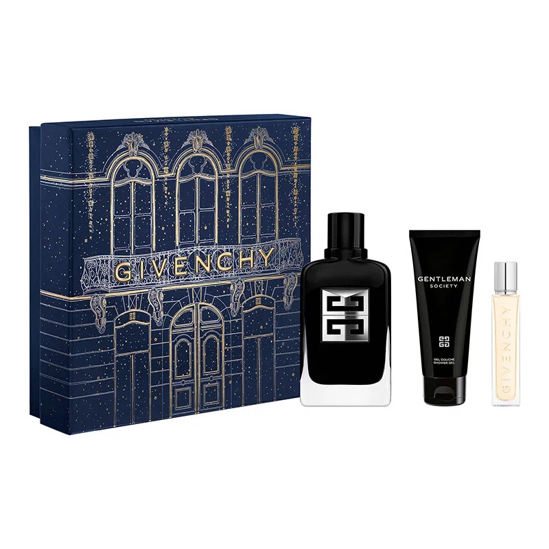 Set cadou Gentleman Society Givenchy, Barbati, Apa de Parfum, 100 ml + Gel de dus , 75 ml + Apa de Parfum, 12,5