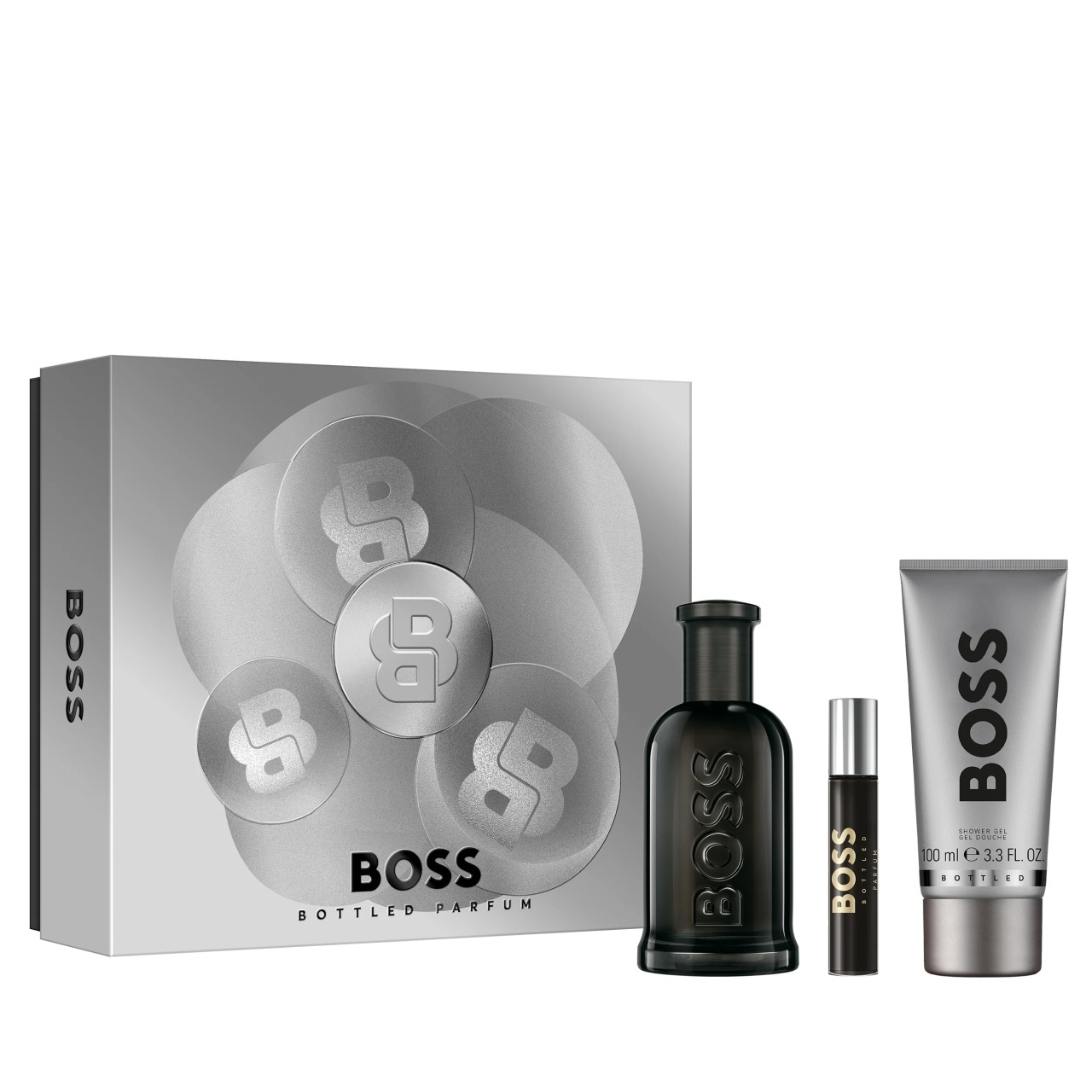 Set cadou Hugo Boss, Boss Bottled, Barbati, Parfum 100 ml + 10 ml si Gel de dus, 100 ml