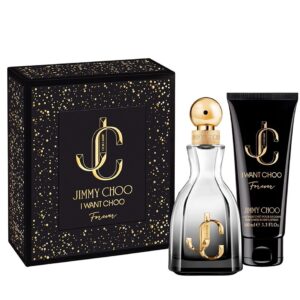 Set cadou Jimmy Choo I Want Choo Forever, Femei, Apa de Parfum (Continut set: 60 ml Apa de Parfum + 100 ml Lotiune de corp)