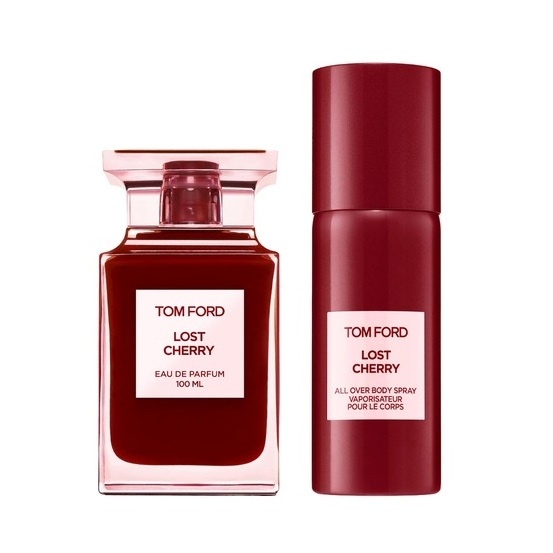 Set Cadou Tom Ford Lost Cherry, Unisex, Apa de Parfum, 100 ml + All Over Body Spray, 150 ml