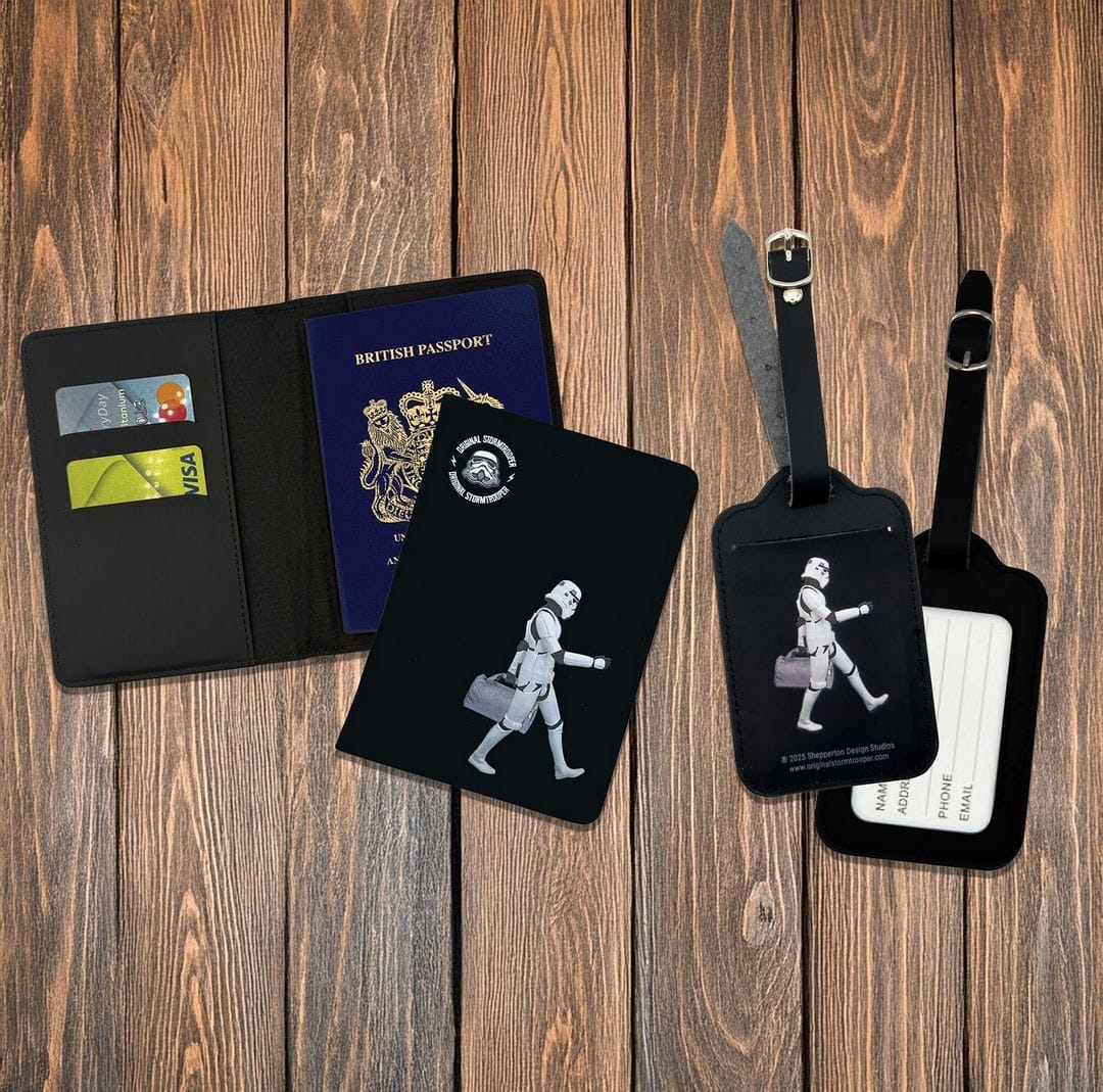 Set Călătorie: Etichete Bagaj si Husă pentru Pașaport - Stormtrooper