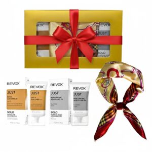 Set Elysa – Crema SPF50 Revox 30ml, Ser Revox Hyaluronic Acid 3% 30ml, Esarfa