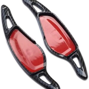 Set Extensii Padele Volan Schimbator Viteze, Compatibile cu BMW 3 Seria G20, 5 Seria G30, 6 Seria G32, 7 Seria G11, 8 Seria G14, X3 G01, X4 G02, X5 G05, X6 G06, X7 G07, M5 F90, 2017-2025 – Aspect Carbon Negru