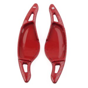 Set Extensii Padele Volan Schimbator Viteze, Compatibile cu BMW 3 Seria G20, 5 Seria G30, 6 Seria G32, 7 Seria G11, 8 Seria G14, X3 G01, X4 G02, X5 G05, X6 G06, X7 G07, M5 F90, 2017-2025 – Aspect Carbon Rosu