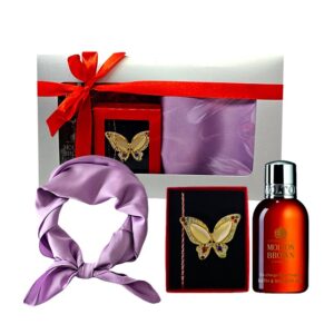 Set Fragrant Gel de dus, 50 ml, martisor si esarfa cu matase