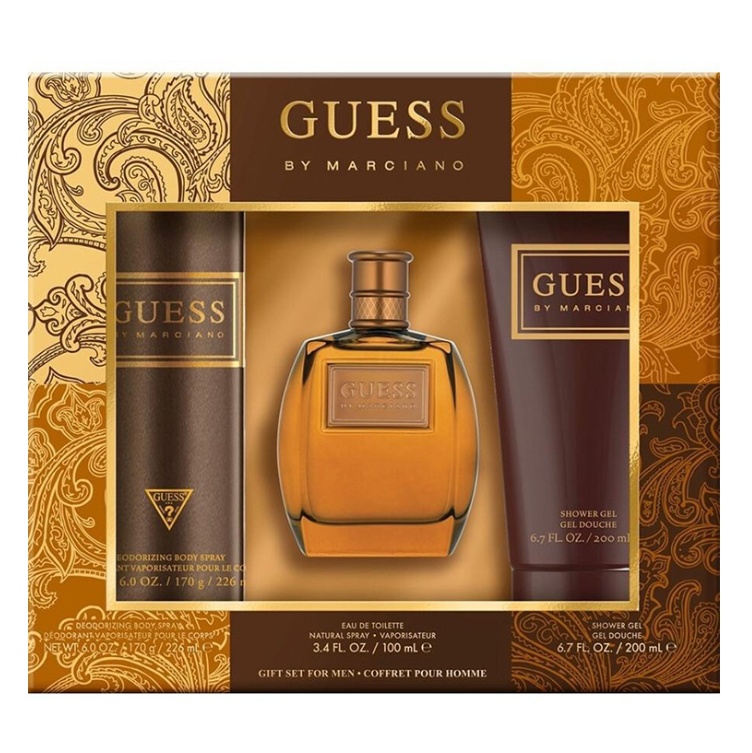 Set Guess by Marciano, Barbati Apa de toaleta 100 ml + Deodorant 226 ml + Gel de dus 200 ml (Continut set: 100 ml Apa de toaleta, + 226 ml Deodorant + 200 ml Gel de dus)