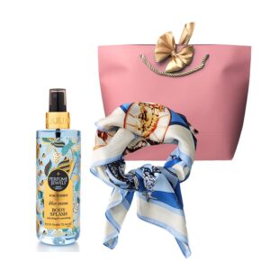Set Jewels Blues Spray de corp si esarfa cu matase