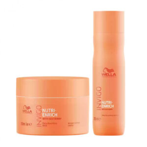 Set pentru par uscat Wella Professionals Nutri-Enrich, Sampon 250 ml + Masca 150 ml