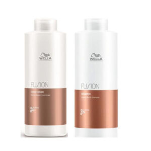 Set pentru reparare intensa Wella Professionals Fusion, Sampon 1000 ml + Balsam 1000 ml