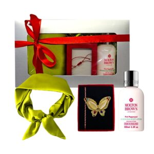 Set Timel Lotiune de corp, 100 ml, martisor si esarfa cu matase