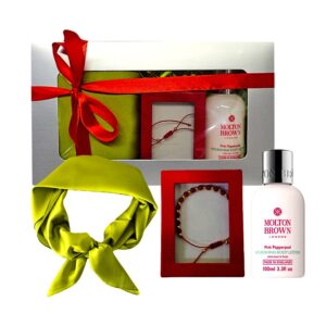 Set Velana cu Lotiune de corp, 100 ml, bratara rosie si esarfa