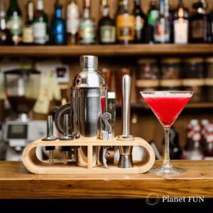 Shaker de Cocktail cu Accesorii