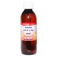 Sirop din calciu, vitamina c si d3  j035 250ml FAVISAN
