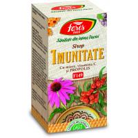 Sirop pentru imunitate cu miere, vitamina c si propolis f149 100ml FARES