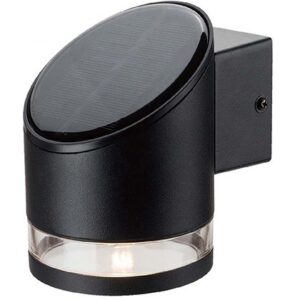 Lampa LED cu incarcare solara 1W IP54 3000K - negru V-TAC SKU-10384