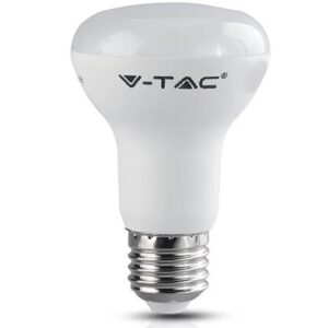 Bec LED R63 E27 8.5W 3000K alb cald, cip Samsung V-TAC SKU-21141