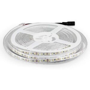 Banda LED SMD3528 120LED/M 3000K IP65 5M V-TAC SKU-212038